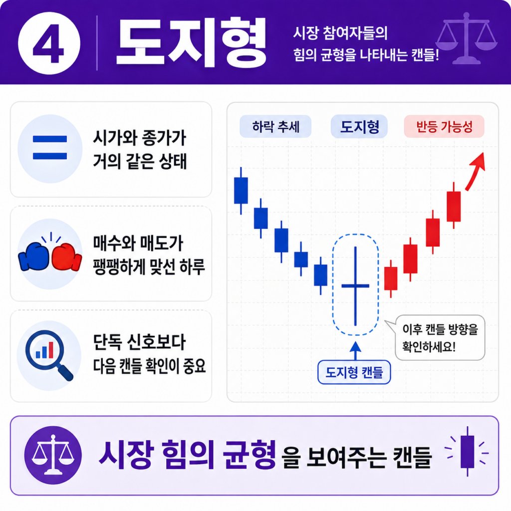 주식 차트 보는 법 2편, 장대양봉 장대음봉 망치형 도지형 상승장악형 뜻 캔들 패턴 모양 알아보기 5 ChatGPT Image 2026년 8월 11일 오후 05 10 31 4