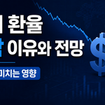 달러환율 하락 이유와 전망