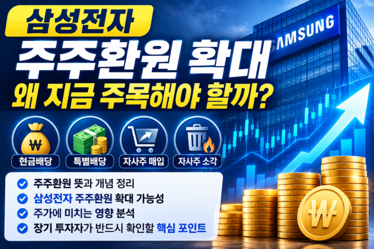 삼성전자 주주환원 확대