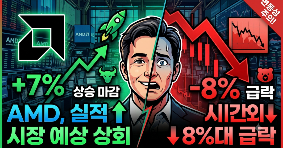 AMD 주가 급락