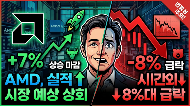 AMD 주가 급락