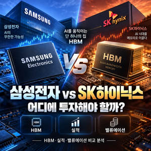 삼성전자 vs SK하이닉스 어디에 투자해야 할까? HBM·실적·밸류에이션 비교 분석