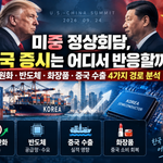 미중 정상회담, 한국 증시는 어디서 반응할까? 원화·반도체·화장품·중국 수출 4가지 경로 분석