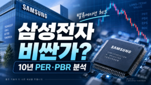 삼성전자 10년 PER PBR 분석