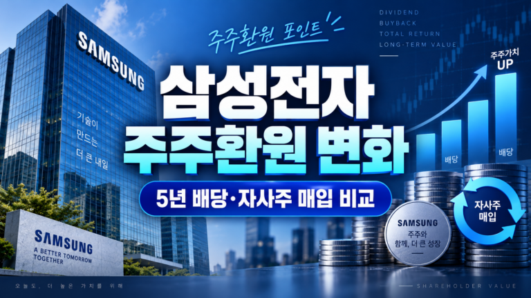 삼성전자 주주환원 변화