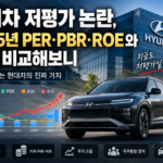 현대차 저평가 논란과 주가 분석