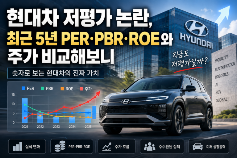 현대차 저평가 논란과 주가 분석