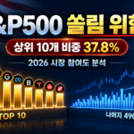 S&P500 쏠림 위험과 시장 참여도