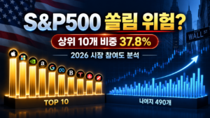 S&P500 쏠림 위험과 시장 참여도