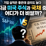 지금 미국 주식과 국채 중 어디가 더 비쌀까?
